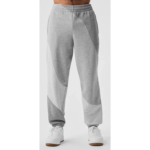 ALO Yoga U5018R Men's Sz M Women's Sz L Heather Gray Make Waves Sweatpants - Picture 12 of 16